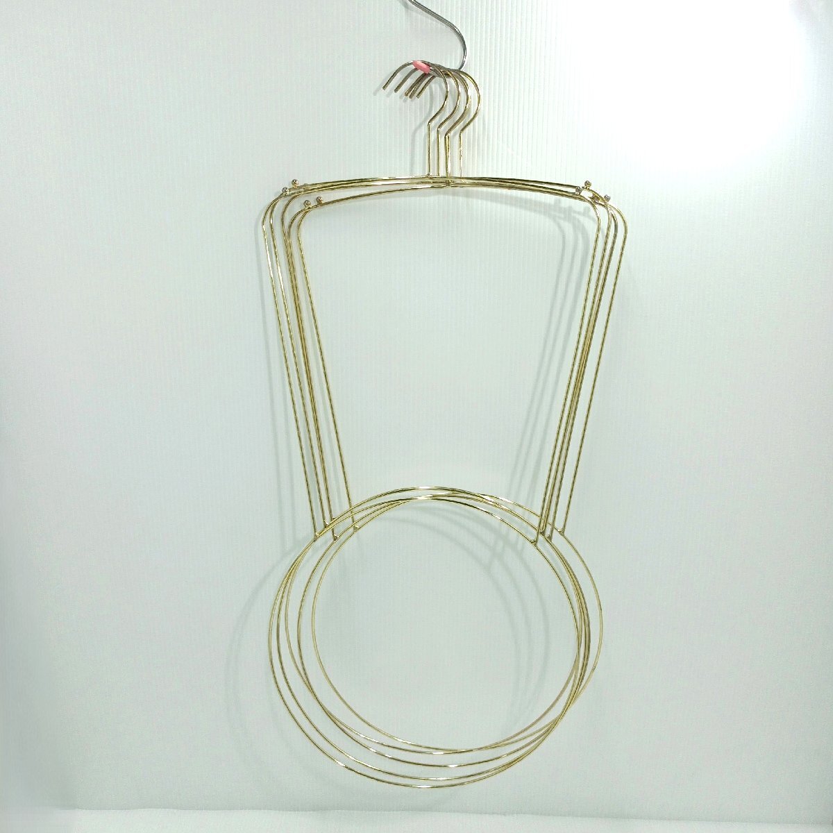 ハンガー 下着・水着・ビキニ用 5点 ゴールドカラー 店舗 ディスプレイ 展示 レディース 省スペース 【道楽札幌】