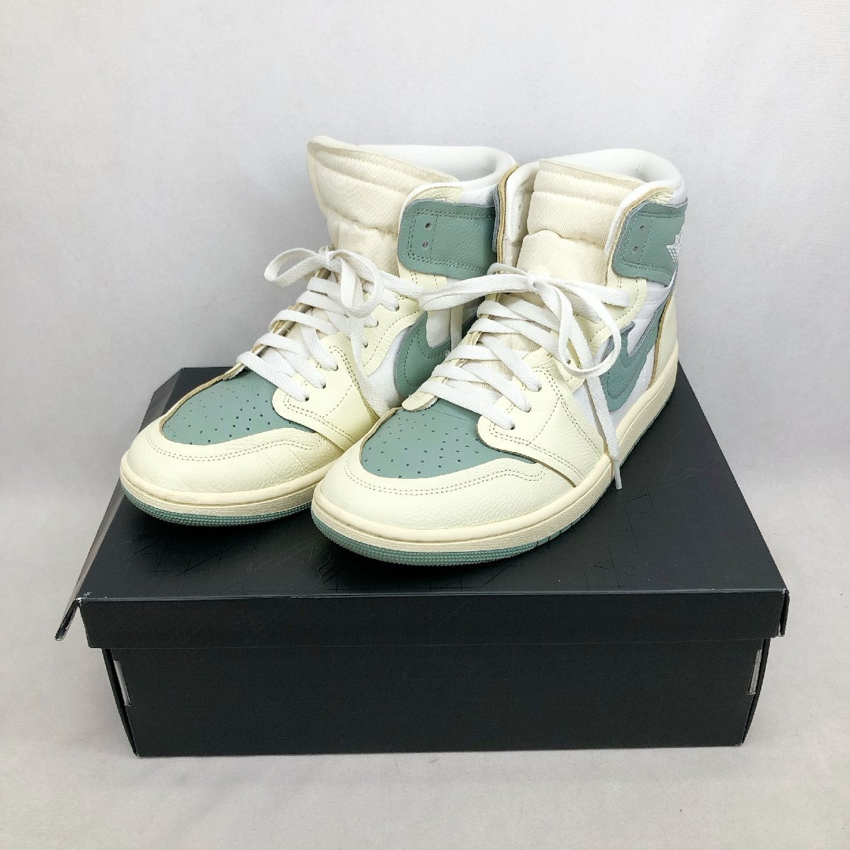 NIKE AIR JORDAN 1 HIGH ナイキ エアジョーダン ジェイドスモーク ハイカット スニーカー FB9891-104 グリーン