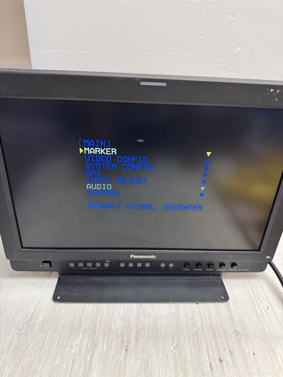 Panasonic パナソニック BT-LH1700w 17型ワイドLCDビデオモニター 液晶モニター　画面傷あり