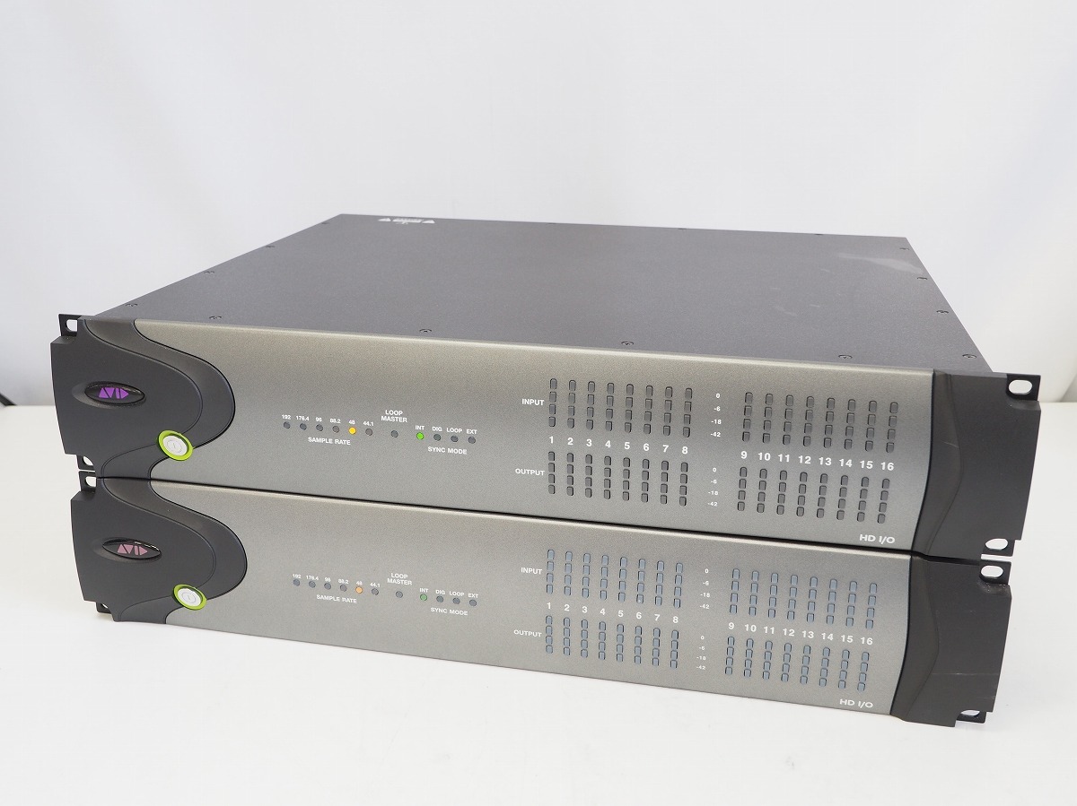 Avid HD I/O 16x16 Digital ＊2台セット オーディオI/O Protools HD 動作確認済み *423186 187