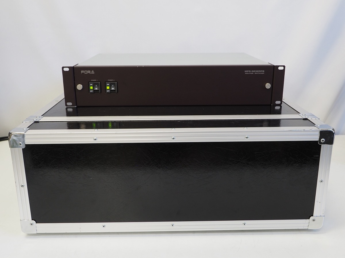 FOR.A FORA MFR-3232RPS 4K対応 マルチフォーマットルーティングスイッチャー 4K UHD 朋栄 *431244