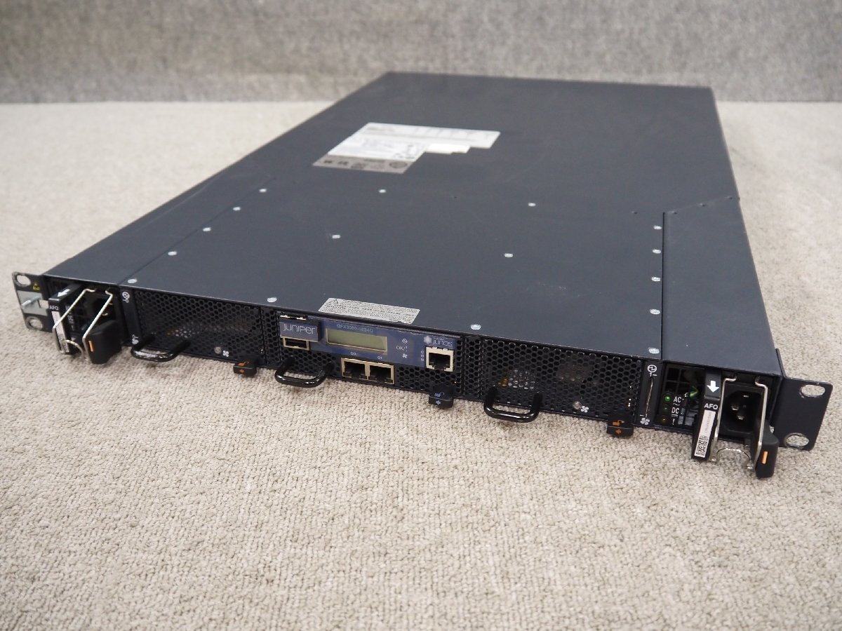 [N844] ☆ Juniper Networks　モジュラースイッチ QFX3500-48S4Q ☆