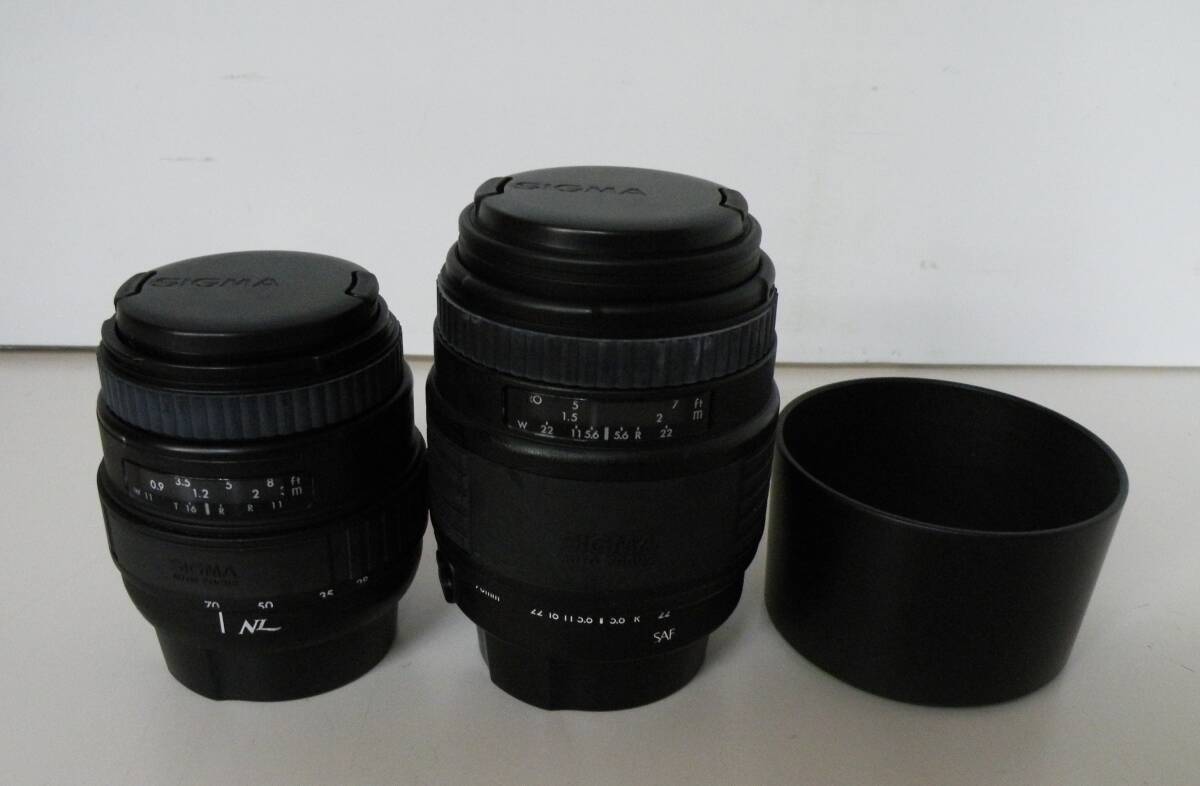 B■ジャンク■レンズ 2個 シグマ SIGMA UC ZOOM 28-70mm F3.5-4.5 / 70-210mm F4-5.6 ■