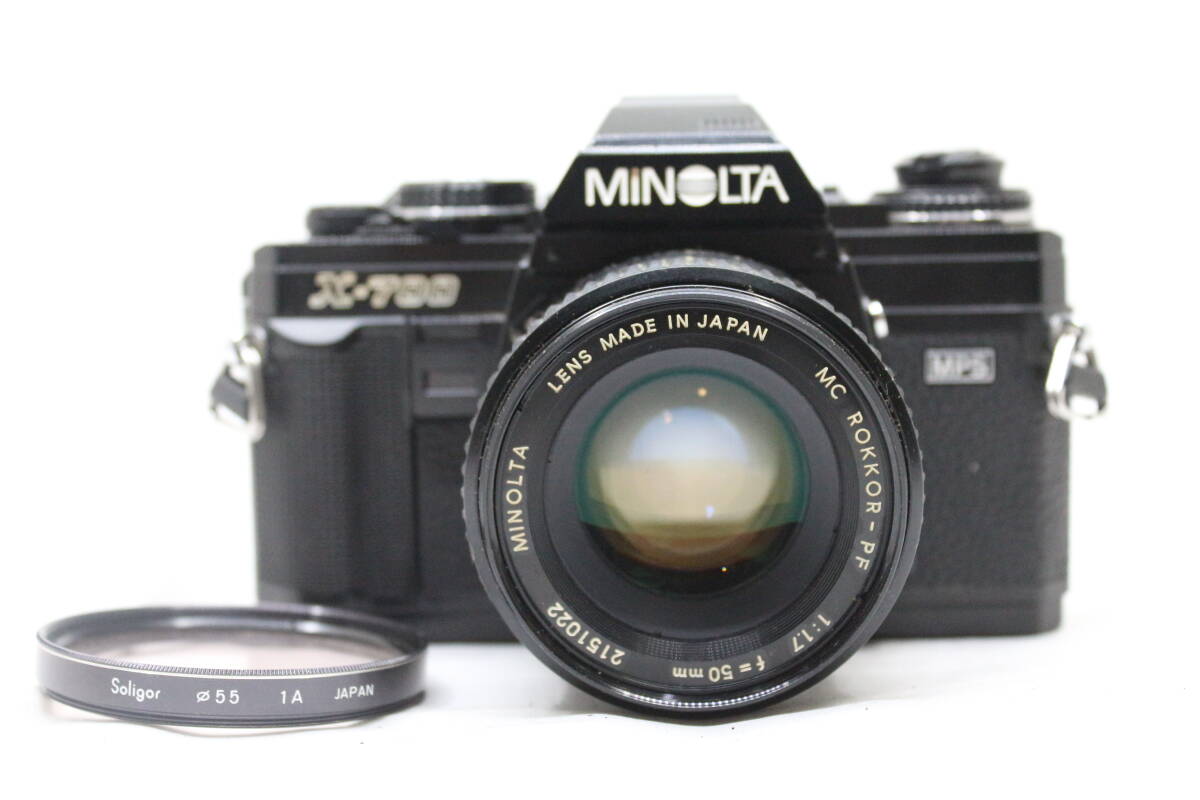★良品★MINOLTA ミノルタ X-700 + MC ROKKOR-PF 50mm F1.7 レンズセット！！ OK8581