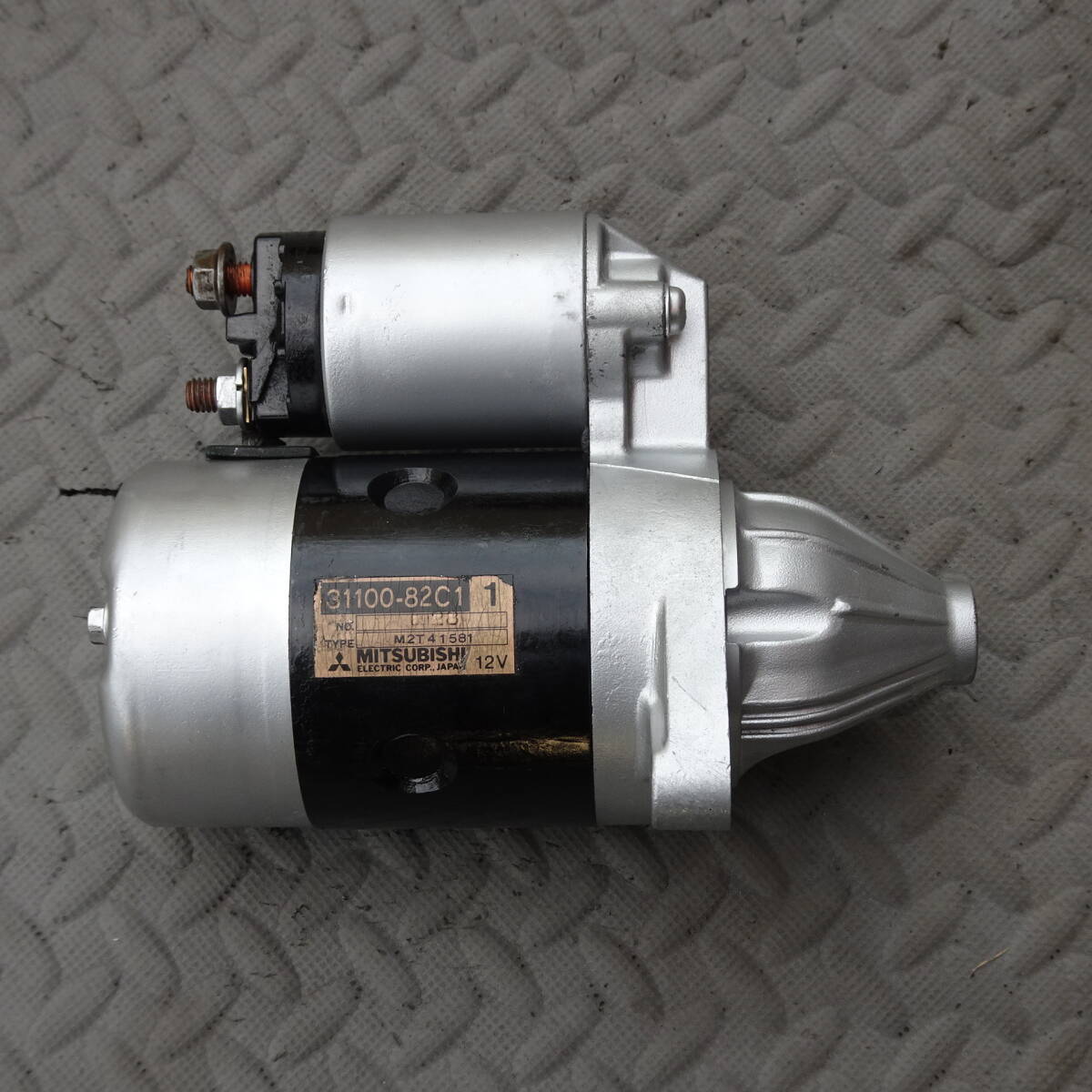 現品修理　三菱製　セルモーター　31100-82C11　M2T41581　リビルト　リンク品　JA71　JA11　JA12　JA22　スズキジムニー　SUZUKI　JIMNY