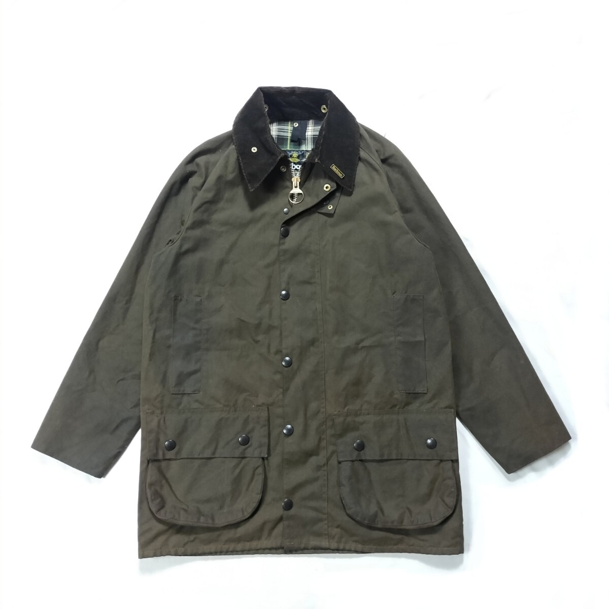 Mint 80s Barbour moorland　38 1989 オリーブ　バブアー　ムーアランド　ビューフォート