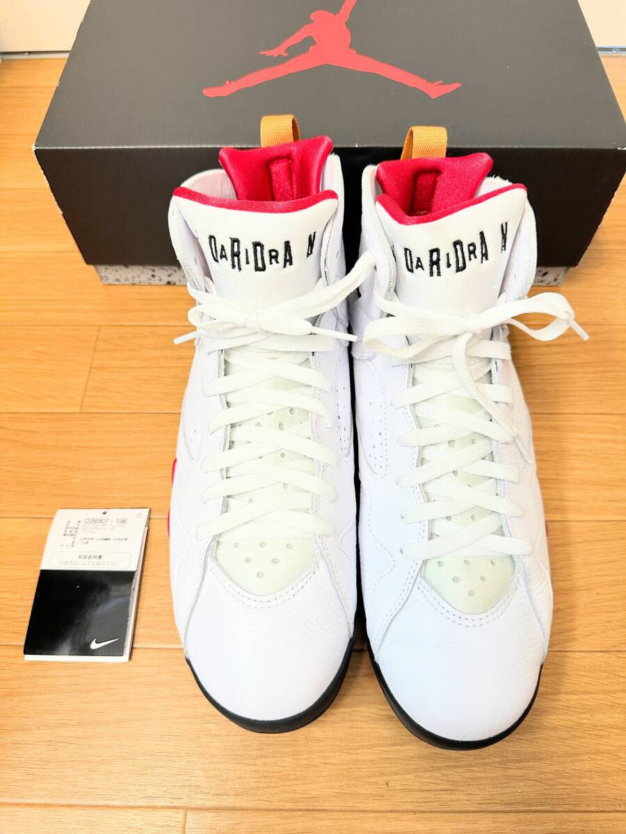 【SK】28cm ナイキ エアジョーダン 7 レトロ AIR JORDAN 7 RETRO "CARDINAL"（2022） CU9307-106 NIKE