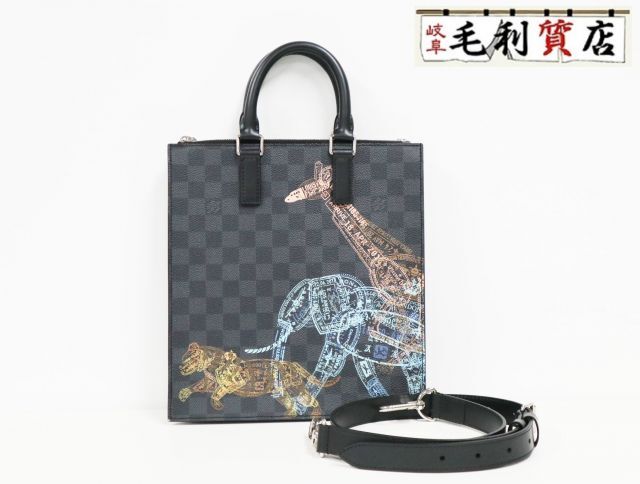 ルイヴィトン LOUIS VUITTON ダミエグラフィット サックプラ メッセンジャー N45276 メンズ 【中古】バッグ