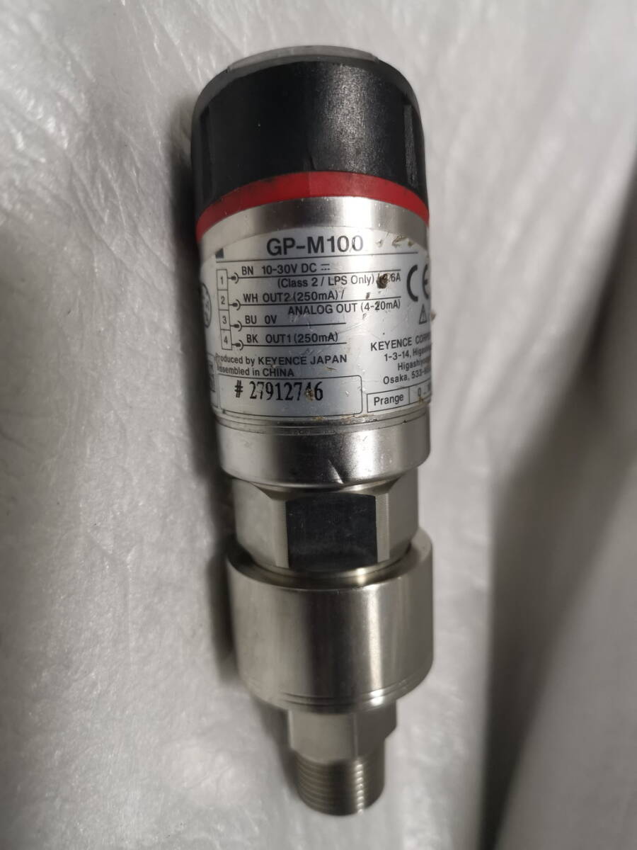 ★動作保証美品★ KEYENCE GP-M100 耐環境デジタル圧力センサ 複数有