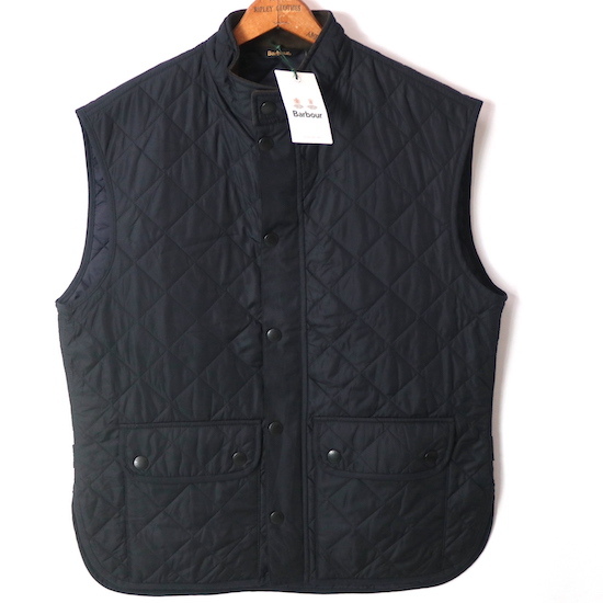 タグ付き未使用品 Barbour バブアー LOWERDALE GILET VEST キルティング ベスト(メンズ XL)ネイビー 