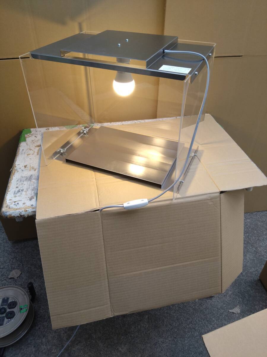 ３日以内に発送可★１６５００円 ホットショーケース 店頭販売 アクリル製 電球付き 道の駅 サービスエリア 焼そば アメリカンドック