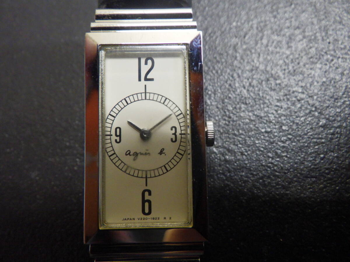 agnes b. アニエスベー　V220-6350　腕時計　動作未確認品