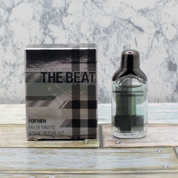 送料無料】未使用 バーバリー ザ・ビート フォーメン 4.5ml ミニ香水◆バーバリーザビート◆バーバリービート◆BURBERRY THE BEAT FOR MEN