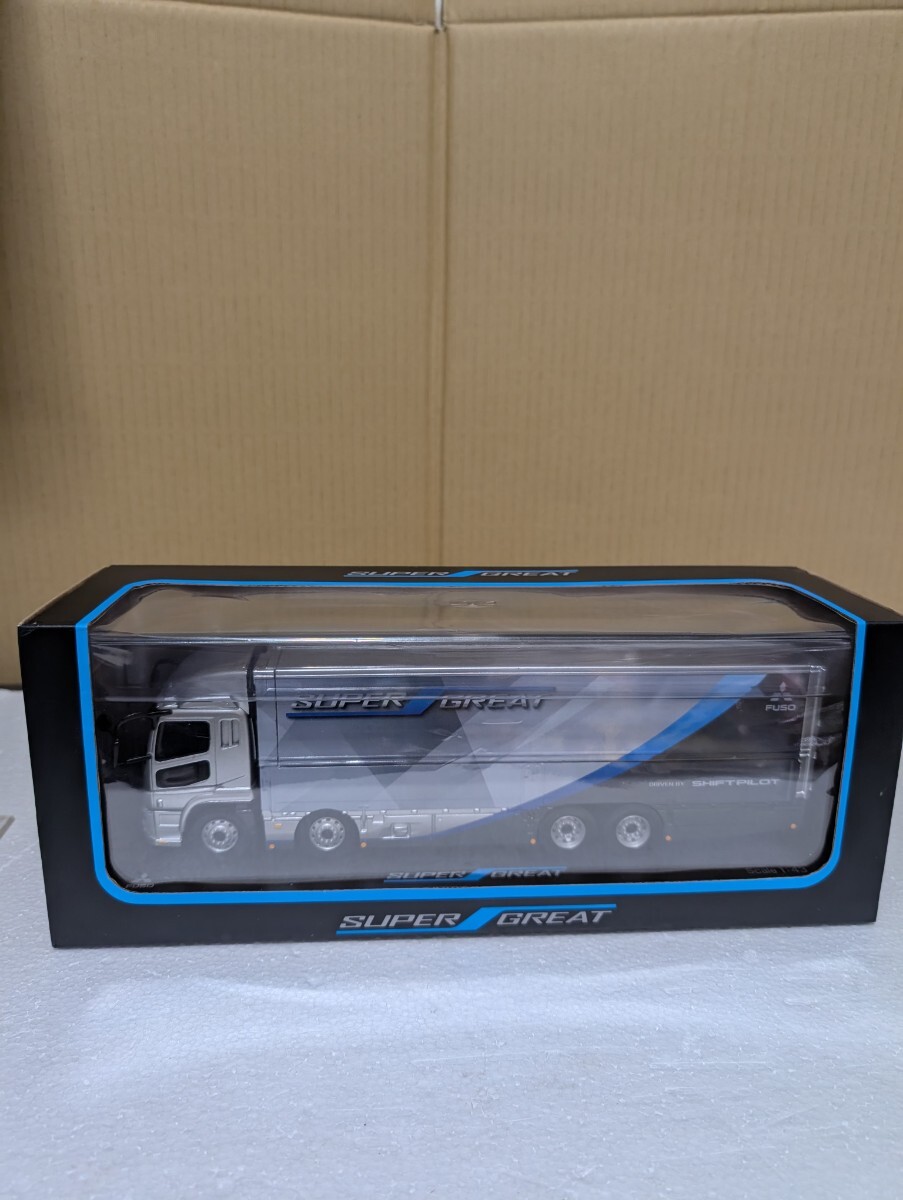 非売品 1/43 三菱ふそう スーパーグレート トラック SUPER GREAT 三菱ふそうノベルティミニカー