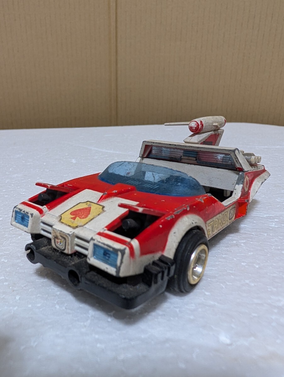 昭和当時物 POPY ジャッカー電撃隊 スペードマシーン ポピー ポピニカ PB-14 ジャンク部品取り MADE IN JAPAN