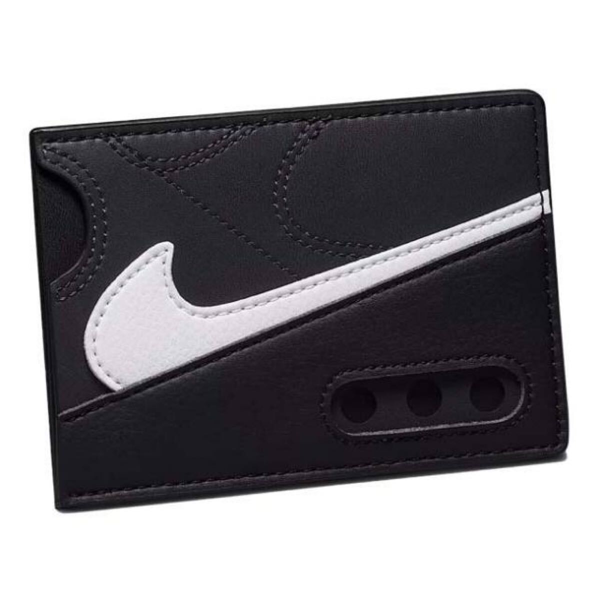 ナイキ カードケース エアマックス 90 カードウォレット パスケース NIKE AIR MAX 90 CARD WALLET スニーカー シューズ 定期入れ ブラック