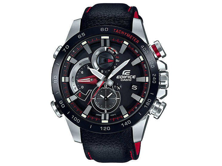 定価52800円！ カシオ エディフィス EDIFICE EQB-800BL-1AJF ソーラー 電波 極美品！！