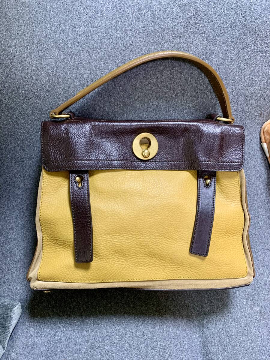 お盆セール　　イヴサンローラン YSL ハンドバッグ ミューズトゥ トート 