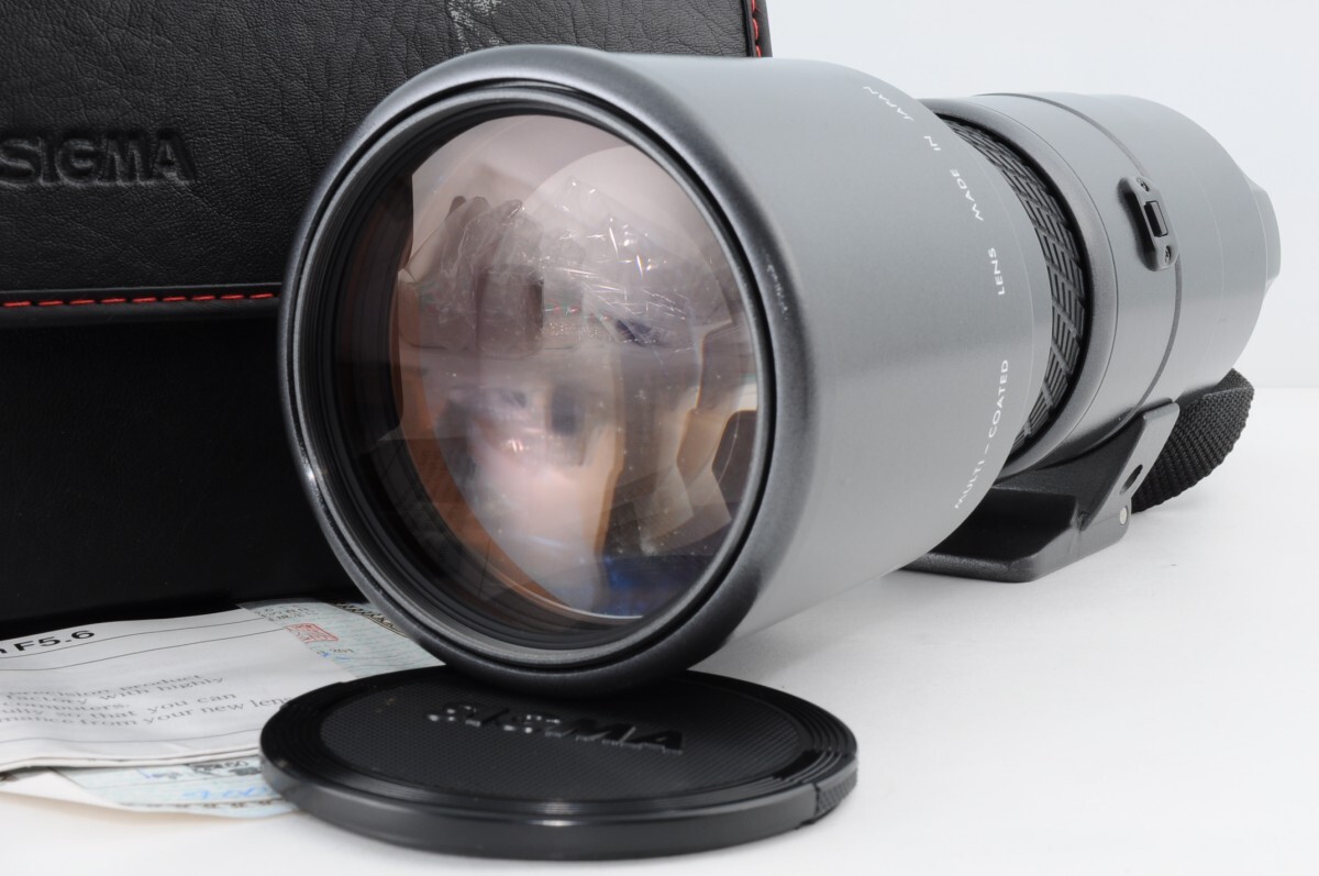 SIGMA シグマ AF TELE 400mm F5.6 キャノン用 レンズ 一眼レフ オートフォーカス AF フィルム カメラ ケース 取説付 RQ-376K/112