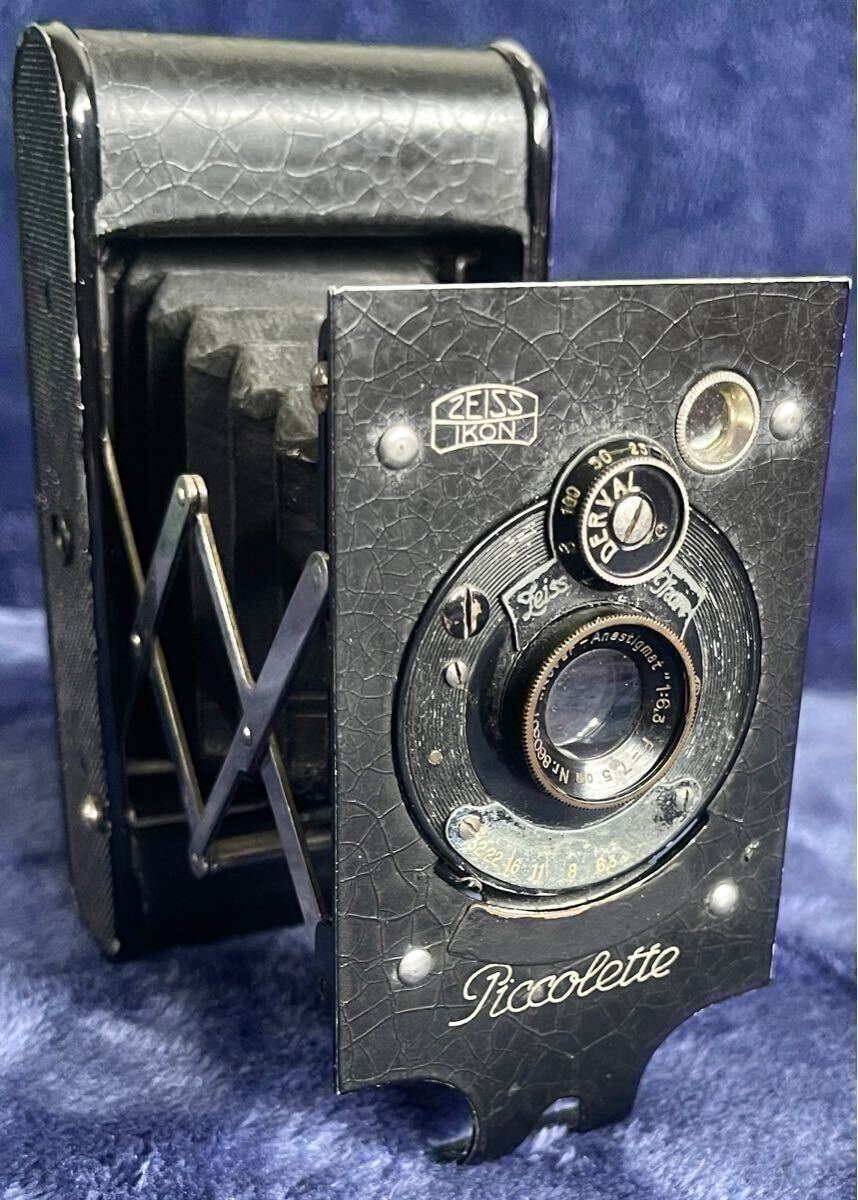 割と美中古品　動作品　 ZEISS IKON Piccolette ピコレット 蛇腹カメラ　スプール付き