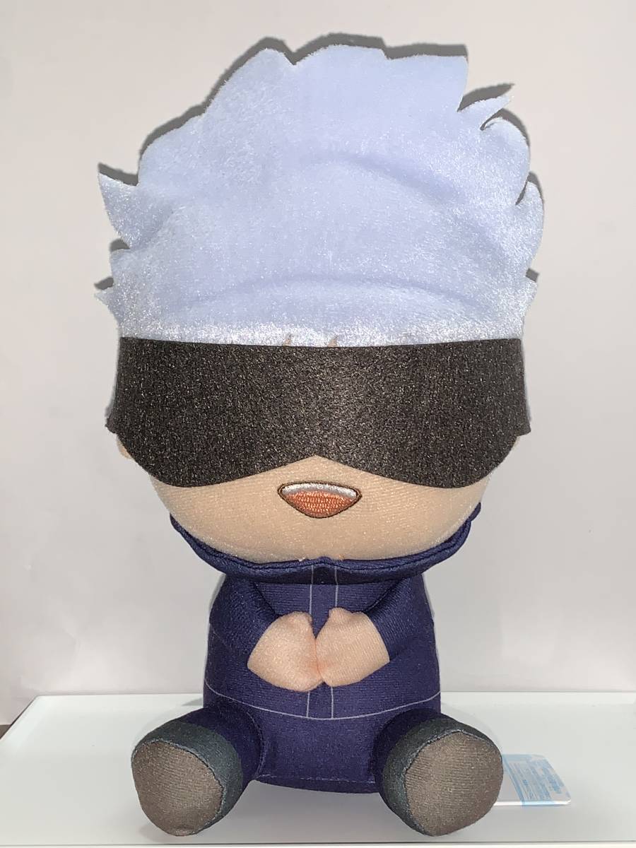 ◆◆呪術廻戦　でっかいぽふっとぬいぐるみ◆◆ 【五条　悟】新品　未使用　タグ付き　★喫煙者ペットはいません BANDAI