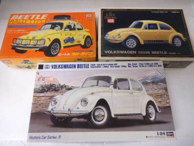 イマイ 1/24 フォルクスワーゲン ビートル 1303S ★ 1303S ビートル ラリータイプ ★ 1/24 ハセガワ HC-3 VW ビートル 1967 未組立 セット