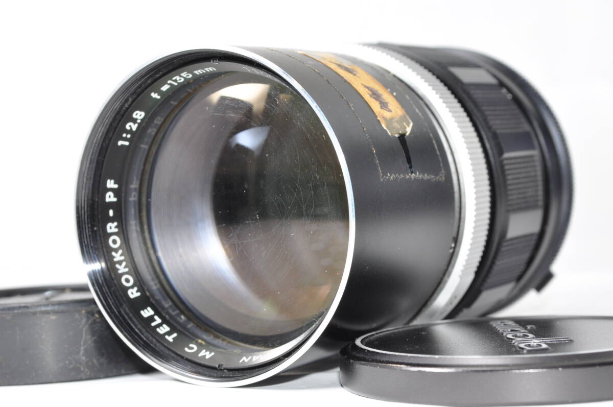 ジャンク扱い ミノルタ MINOLTA MC TELE ROKKOR-PF 135mm F2.8 ♯A7049