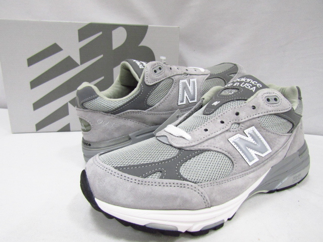 未使用 New Balance MR993GL ニューバランス USA製 グレー BOX有り タグ付き 27.0cm 未使用品 ◆130846