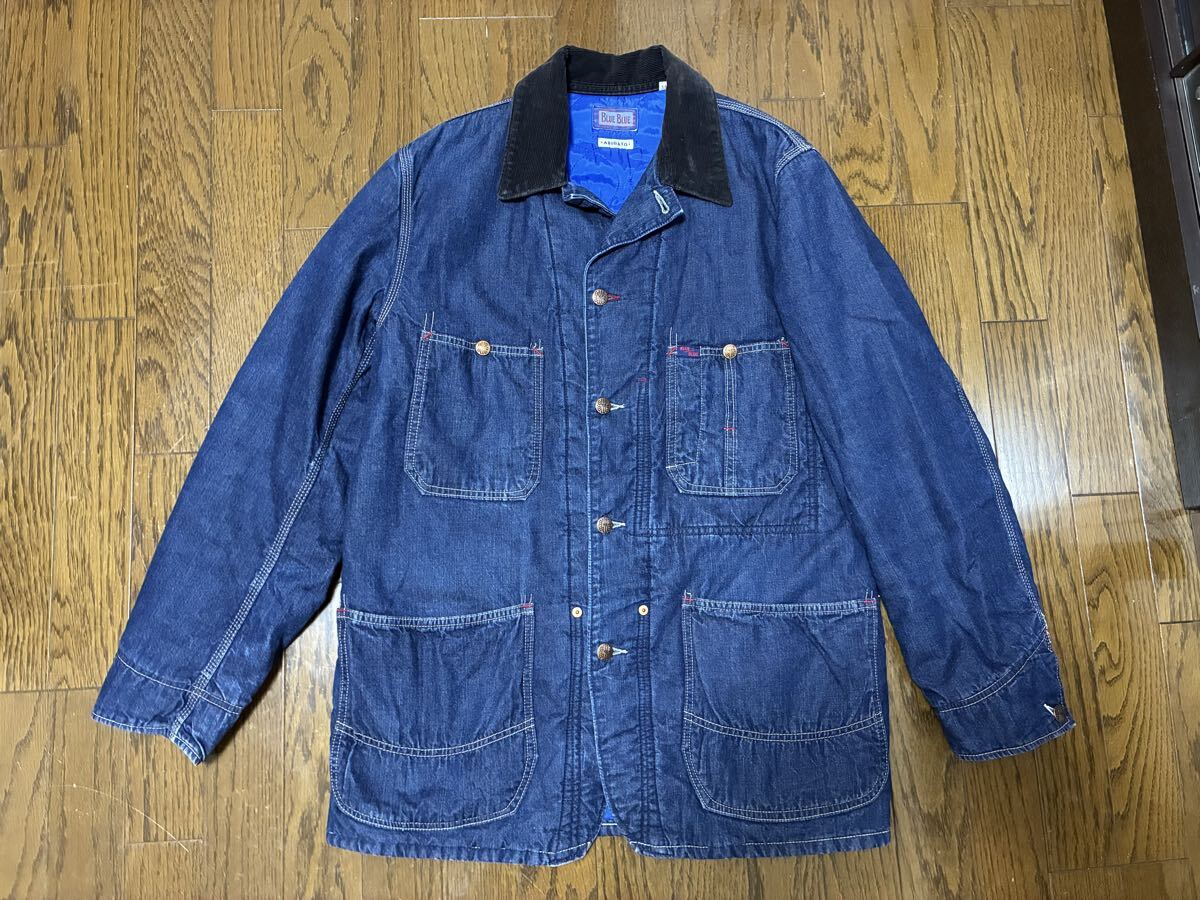 BLUE BLUE ブルーブルー デニムカバーオール　美品　日本製