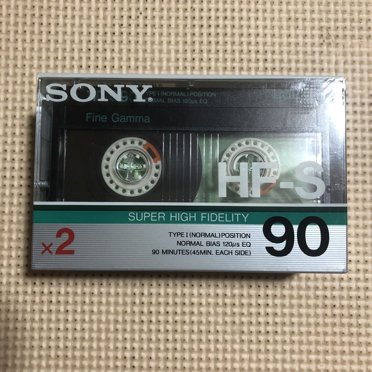 SONY HF-S 90 2パック　ノーマルポジション カセットテープ【未開封新品】■■