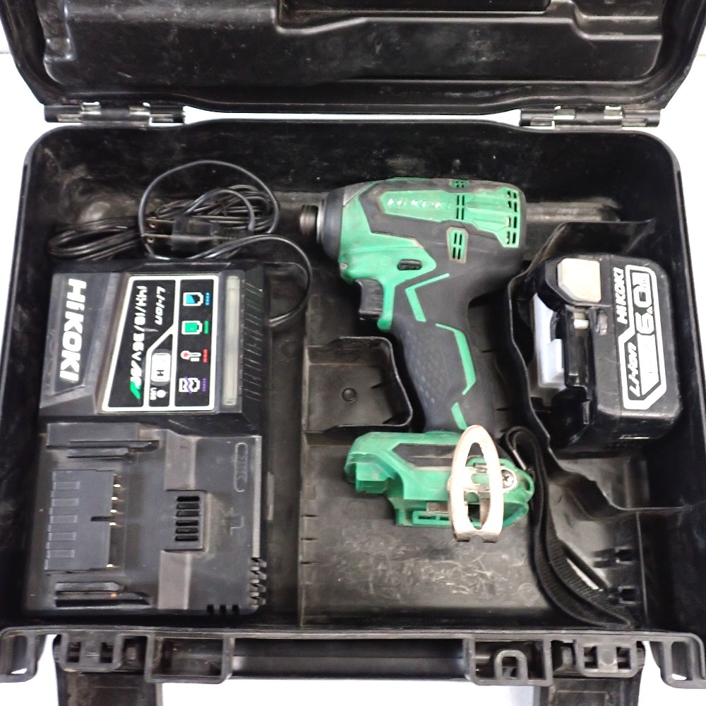 Ft1268641 日立工機 インパクトドライバ 14.4V コードレス WH14DB HiKOKI 中古