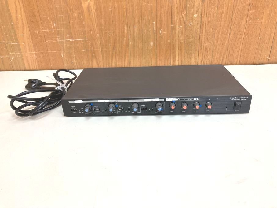25V044 audio-technica　オーディオテクニカ　マトリックスミキサー　AT-MX44　