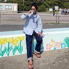 近年モデル￥15,950　UR ALBINI LINEN OVER SHIRTS（URBAN RESEARCH）　オーバー　リネン　シャツ　L