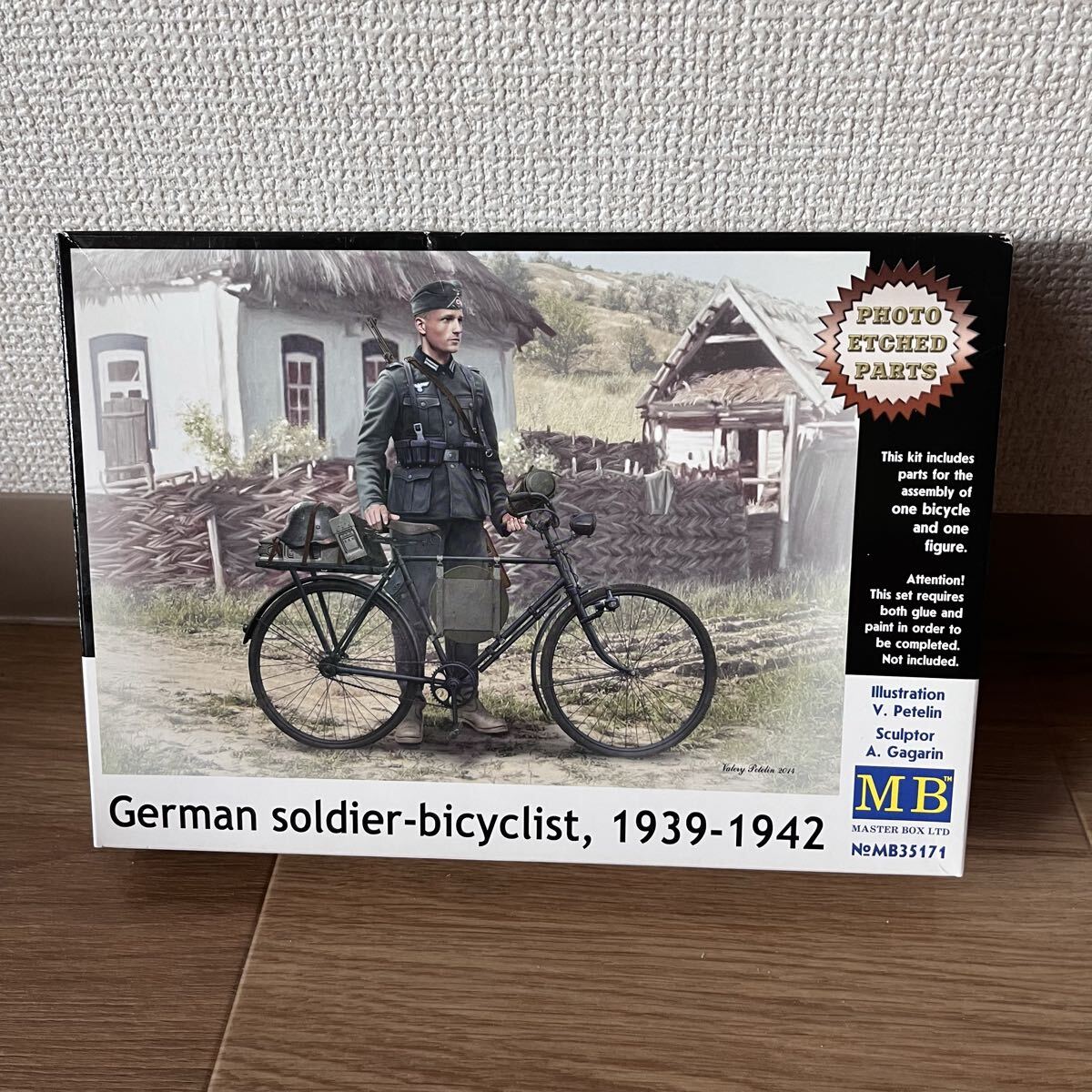 マスターボックス　35171 1/35 ww2 ドイツ兵　軍用自転車　　１９３９-４２年　エッチングパーツ付き
