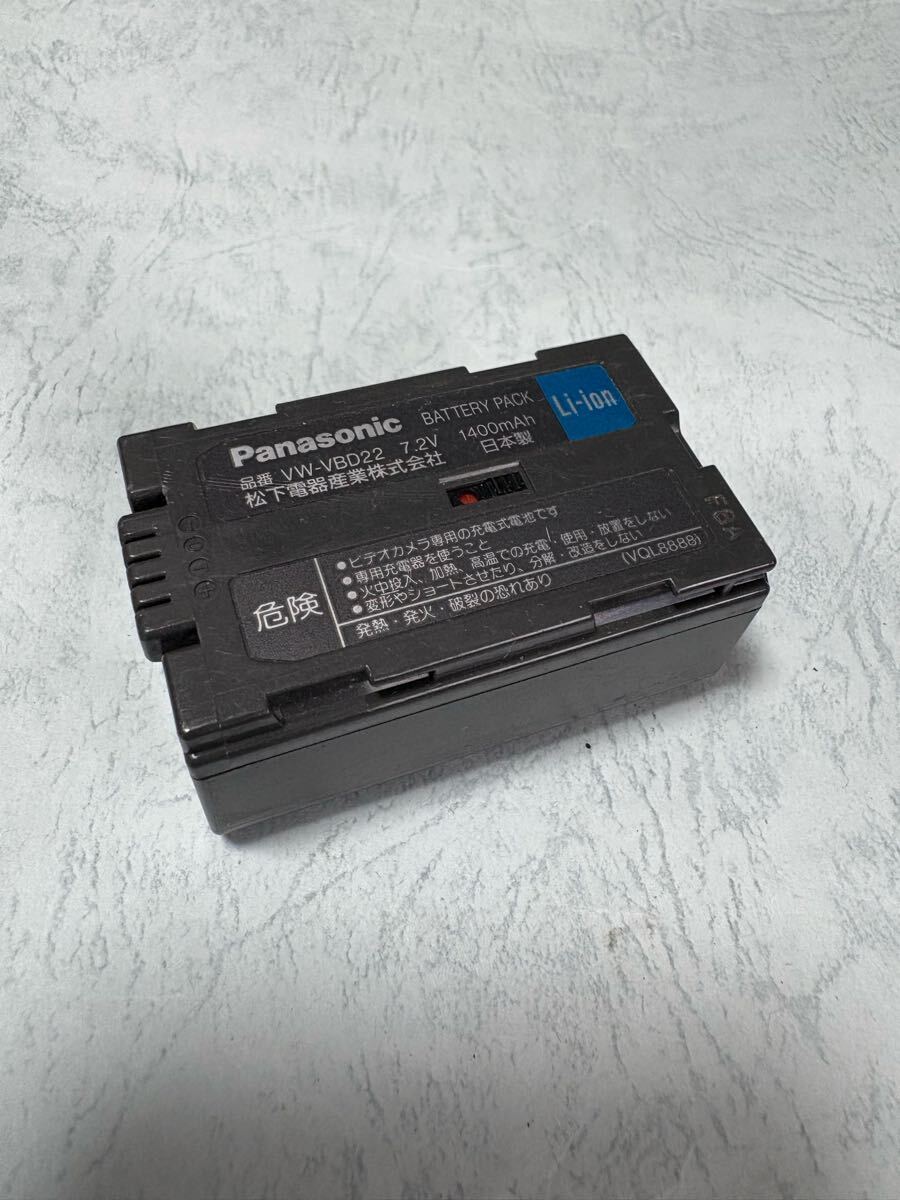 送料無料■中古■パナソニック純正品■VW-VBD22■バッテリー/電池パック■Panasonic デジタルビデオカメラ