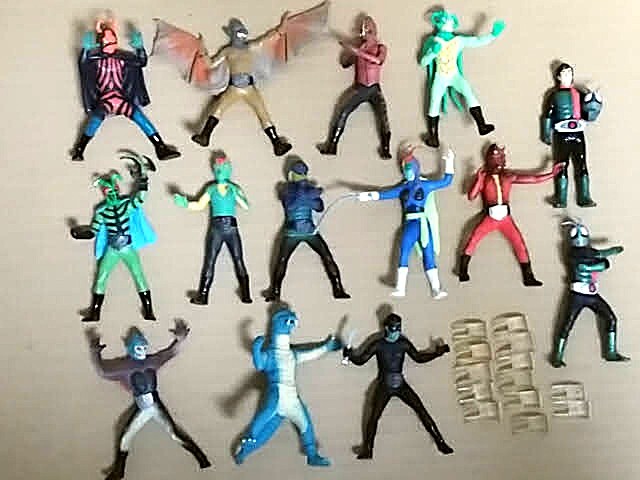 ★HG仮面ライダー 旧1号スペシャル 凹4の初版で揃えました 14体 本郷猛 ベレー帽戦闘員