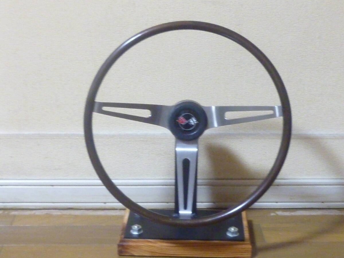 1968コルベット純正ハンドル　当時物　美品