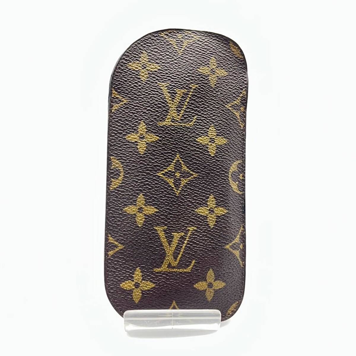 SW0308-1-3 LOUIS VUITTON PARIS ルイヴィトン メガネケース 874MX モノグラム フランス製 16.5×8cm 60サイズ 