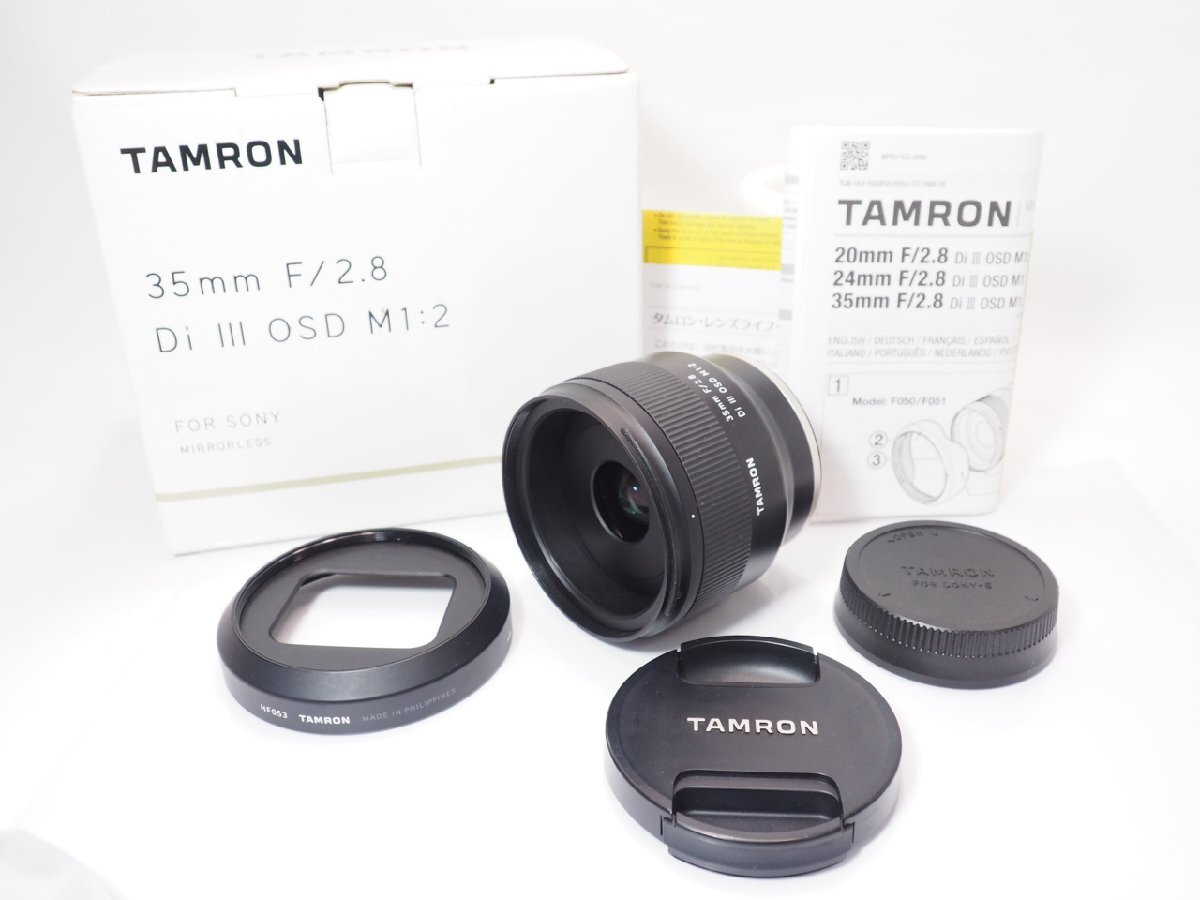 TAMRON 35mm F2.8 Di III OSD ソニーE用 レンズ タムロン [管TM6349]