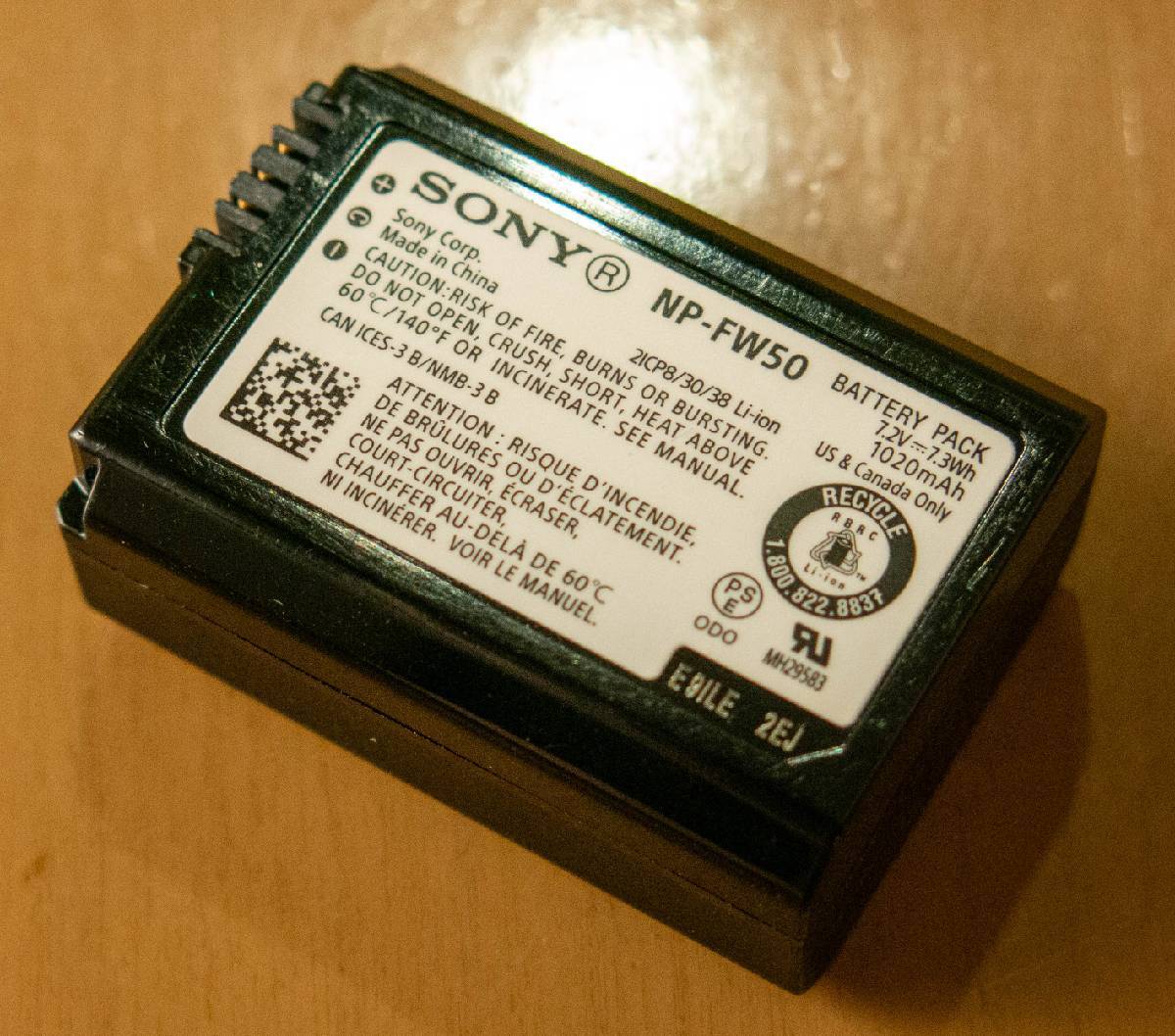 【値下!即決!送料込!】NP-FW50 SONY純正 バッテリーパック α7Ⅱ α７Ⅱ α7II α７II α7ⅱ α７ⅱ ILCE-7M2