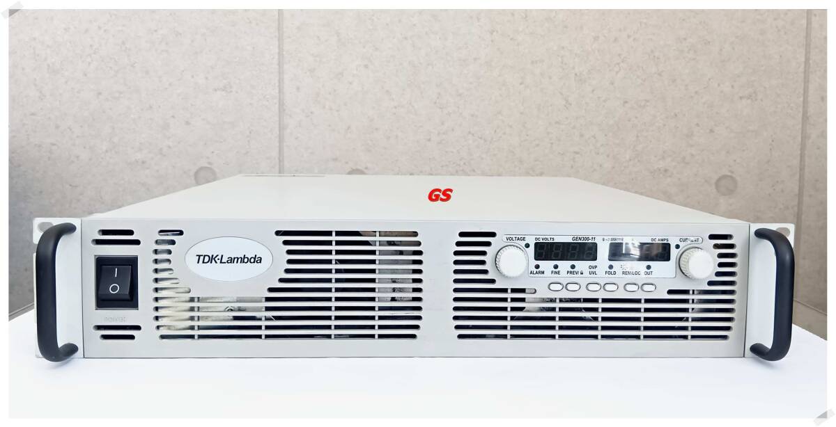 ②TDK-Lambda GEN 3300A交流安定化電源（プログラマブル） in:190-240V 3W 12.5A 50/60Hz 型番： GEN 3300A