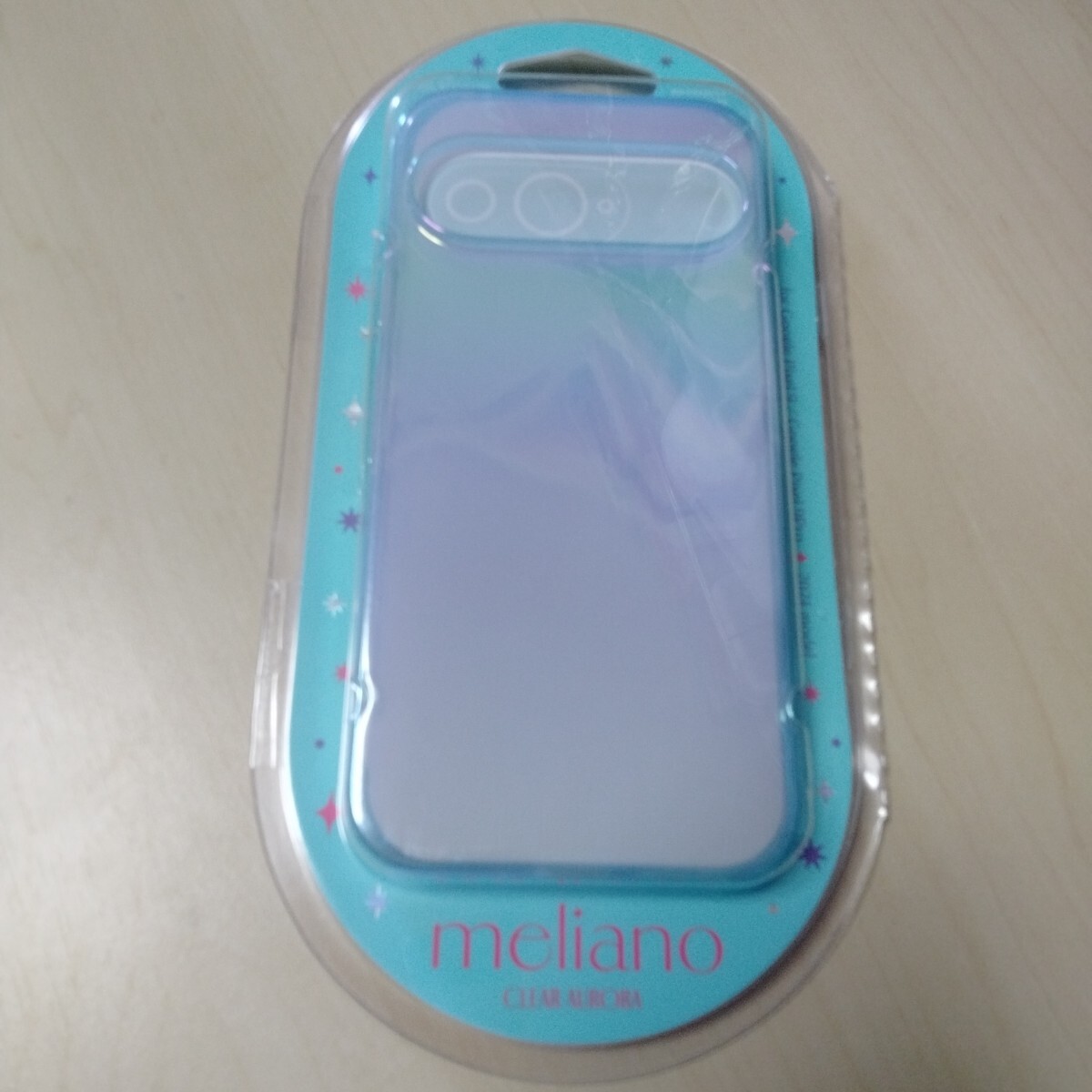 ◇ELECOM Google Pixel 9 / 9 Pro 用 meliano ソフトケース クリアオーロラ プロ ライトブルー PM-P242UCABU