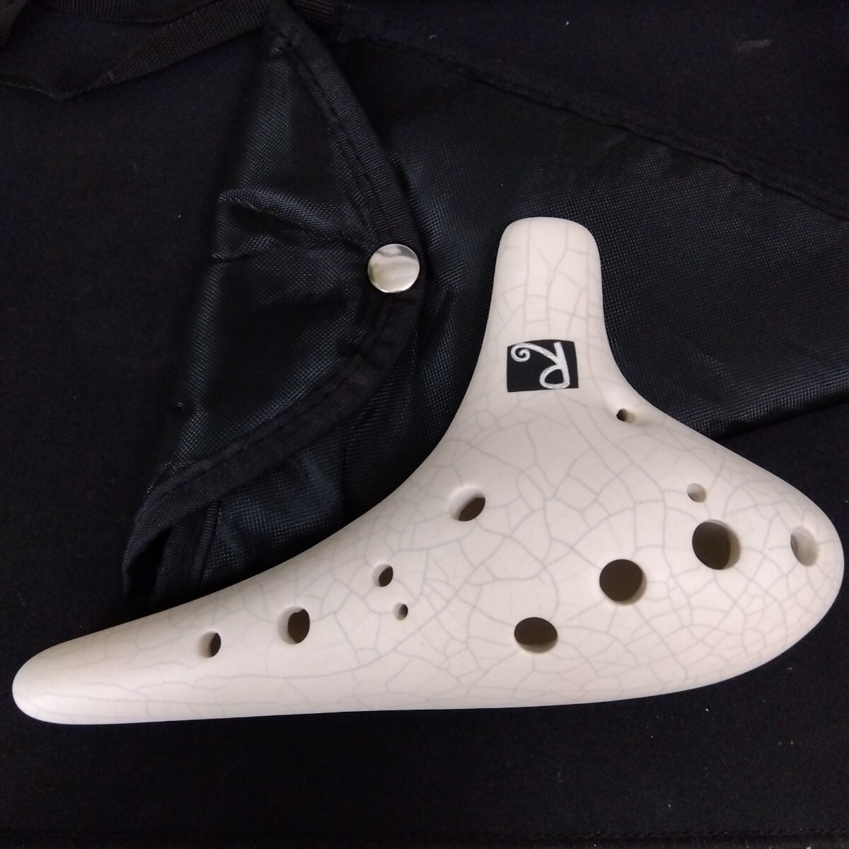 ルバート オカリナ T-5C アルトC 5C ホワイト オカリーナ 笛 管楽器 専用ソフトケース付き