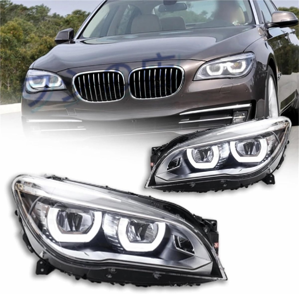 BMW 7 シリーズ F01/F02 09-14 年 互換ヘッドライト 車用ランプ DRL ウィンカー 部品