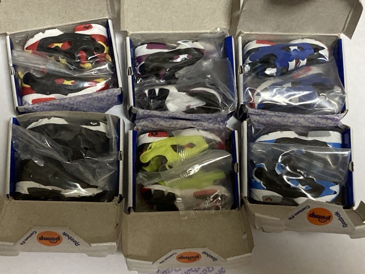  リーボック　インスタポンプフューリー　ミニフィギュアコレクション　6種　Reebok instapump fury MINI FIGURE COLLECTION 