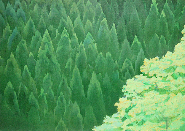 ■★東山魁夷 【奥山路】 オリジナル リトグラフ 印章有り エディション有り 保証書有り