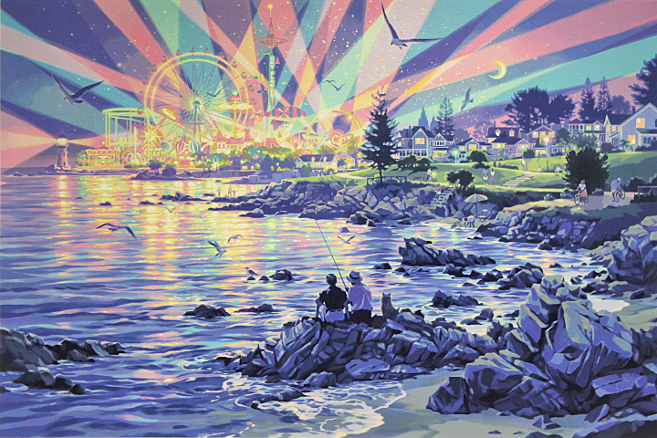 ■★笹倉鉄平 【マジックアワー】 シルクスクリーン 直筆サイン エディション有り　