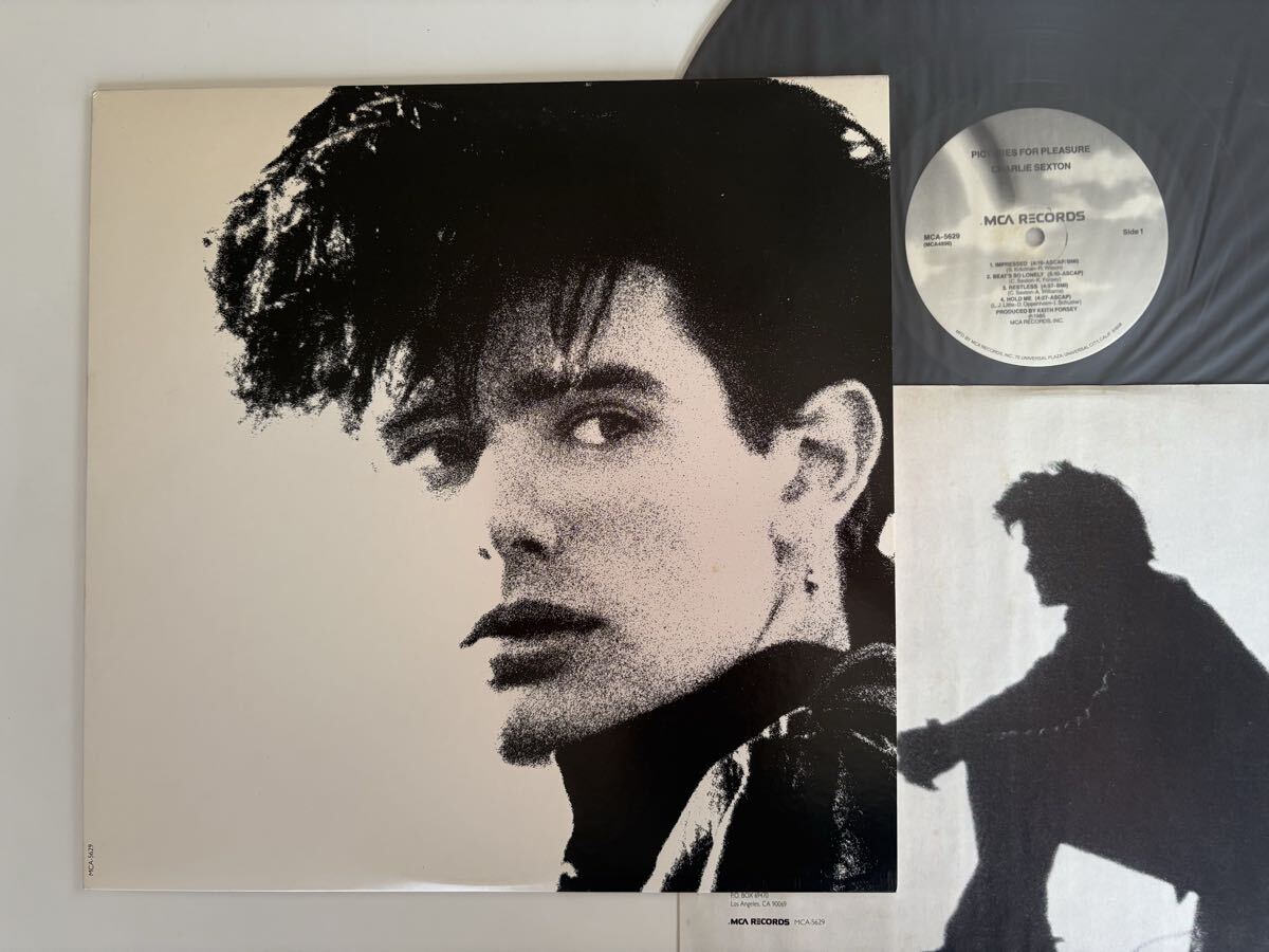 【STERLING刻印US Ori盤/インナー付】Charlie Sexton/ Pictures For Pleasure LP MCA-5629 チャーリー・セクストン 85年1st,Bob Dylan Band