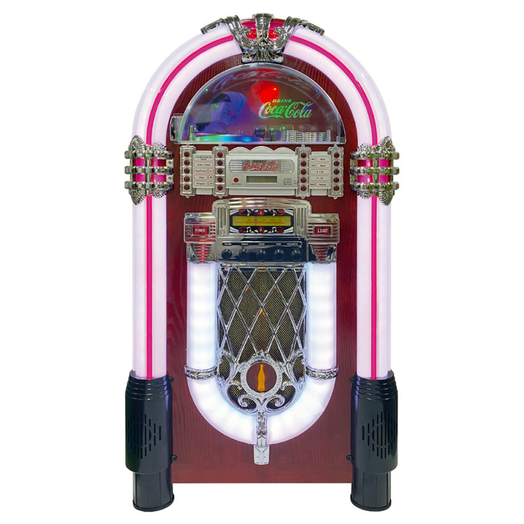 ジュークボックス 光る コカ・コーラ ジュークボックス PJC-JK7 Bluetooth搭載 CD FMラジオ SDカード US