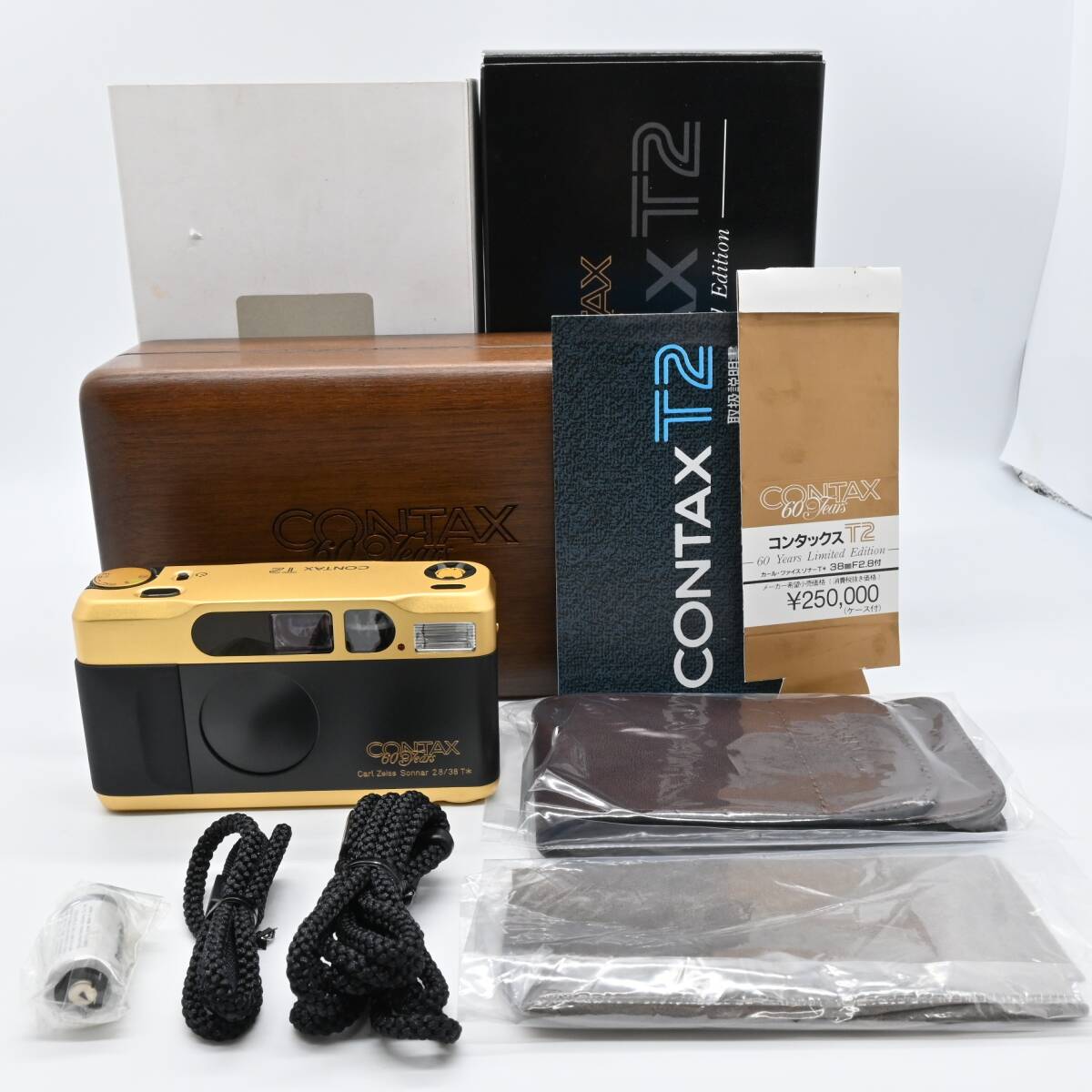 ★極上品★CONTAX T2 Gold 60th 60 Years Anniversary Limited コンタックス 希少